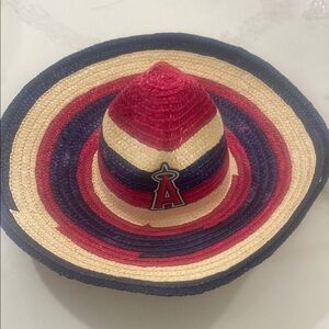 Angel Baseball Red and Blue Sombrero with Logo
